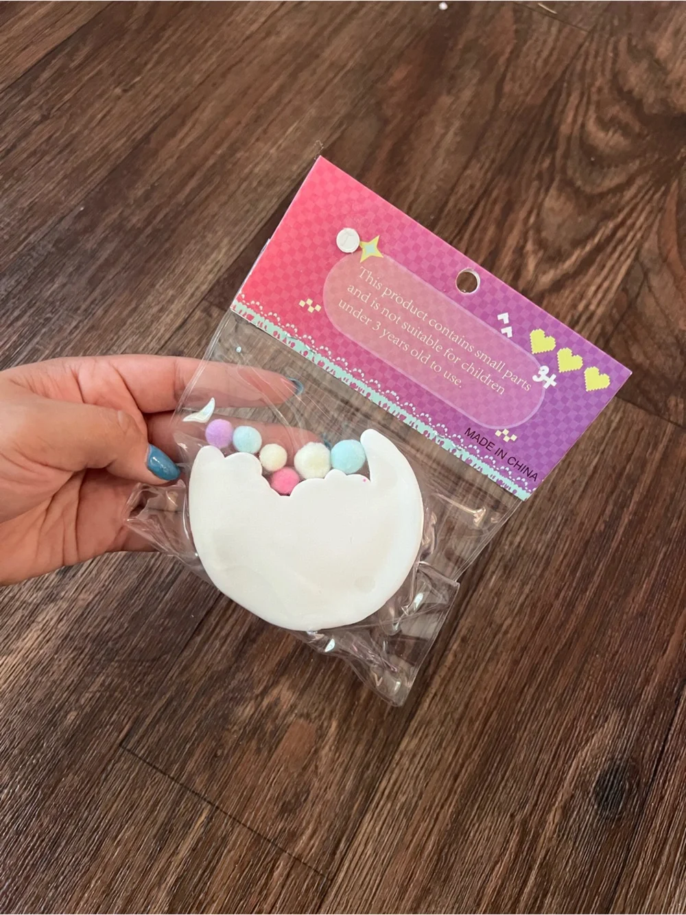 🦄🌙 Pink Unicorn Crescent Moon Squishy
